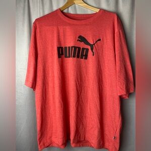 PUMA Essentials Logo Men's Vibrant Red Tee 2XL